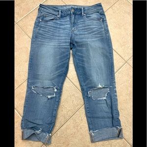 Hi rise straight crop